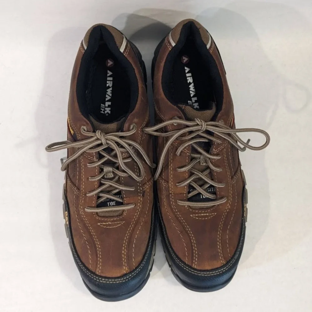 CAT Caterpillar Streamline Composite Toe Mens 10.5 Wide Brown Work Shoes P90838